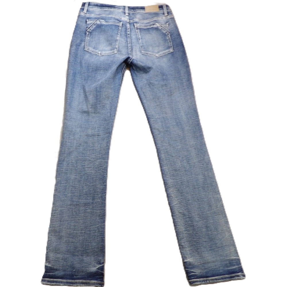 Buckle Black Fit 93 Straight Jeans Women W29xL32 Mid Rise Stretch Medium Wash